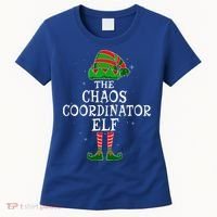 Chaos Coordinator Elf Group Matching Family Christmas Funny Gift Women's T-Shirt thumb 0