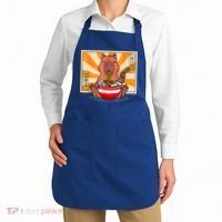 Cute Capybara Eating Ramen Funny Animal Anime Manga Apron thumb 2