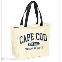 Cape Cod Est 1602 Massachusetts Retro Preppy Throwback Tote Bag thumb 2