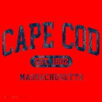 Cape Cod Est 1602 Massachusetts Retro Preppy Throwback Santa Hat thumb 1
