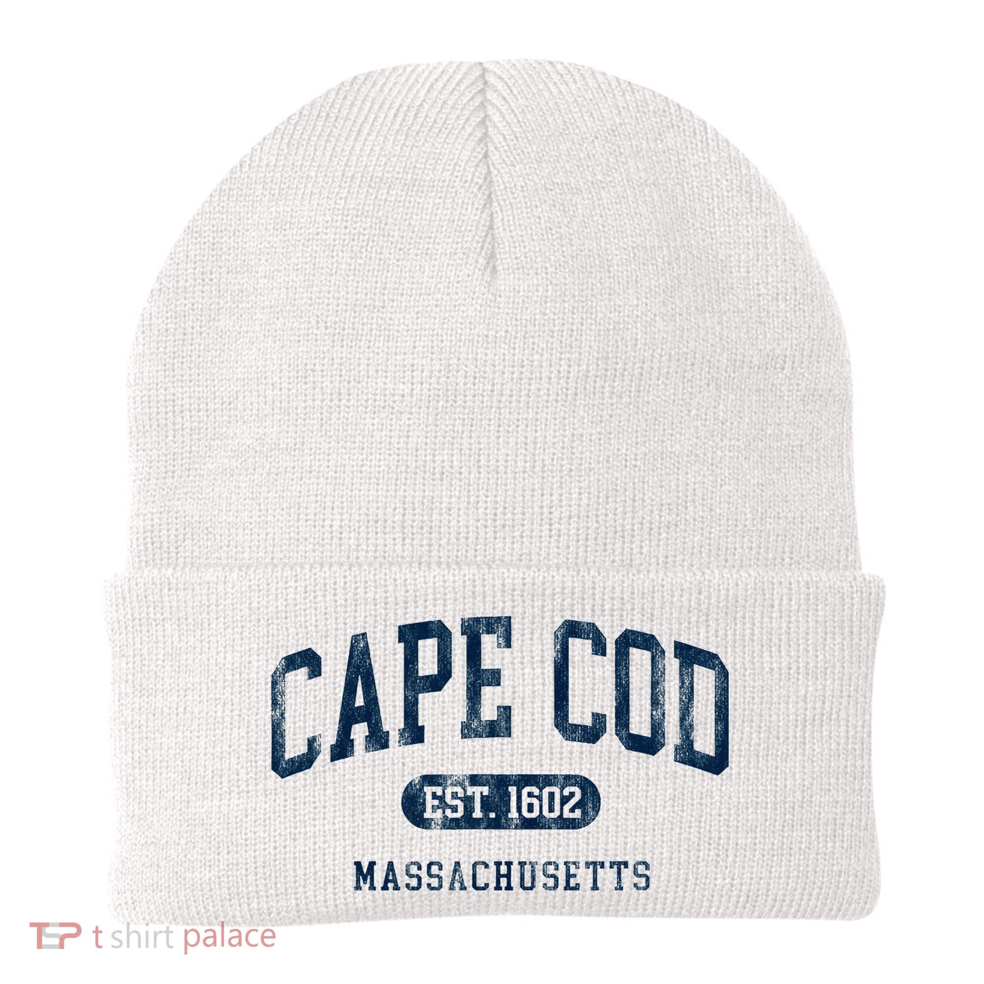 Cape Cod Est 1602 Massachusetts Retro Preppy Throwback Beanie