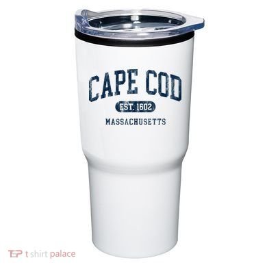 Cape Cod Est 1602 Massachusetts Retro Preppy Throwback Tumbler