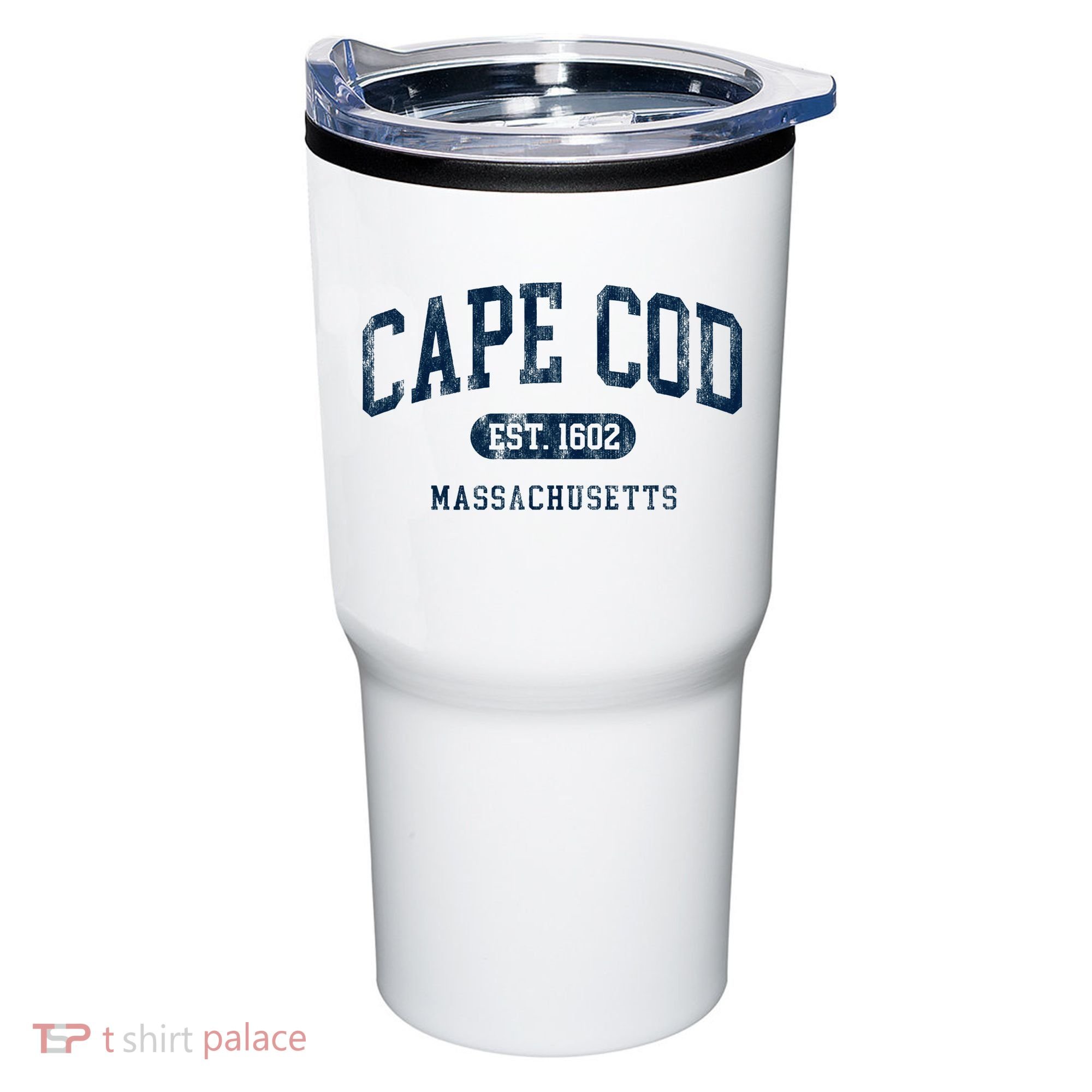 Cape Cod Est 1602 Massachusetts Retro Preppy Throwback Tumbler