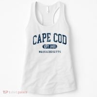 Cape Cod Est 1602 Massachusetts Retro Preppy Throwback Women's Tank Top thumb 0
