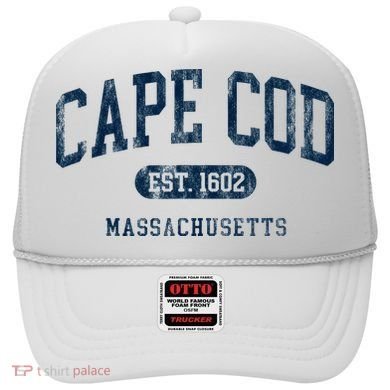 Cape Cod Est 1602 Massachusetts Retro Preppy Throwback Hat