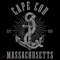 Cape Cod Est 1637 Massachusetts Anchor Vintage Nautical Gift T-Shirt thumb 7