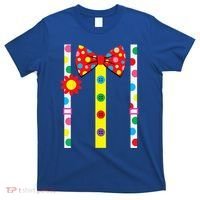 Clown Costume Easy Halloween Vintage Carnival Circus T-Shirt thumb 0
