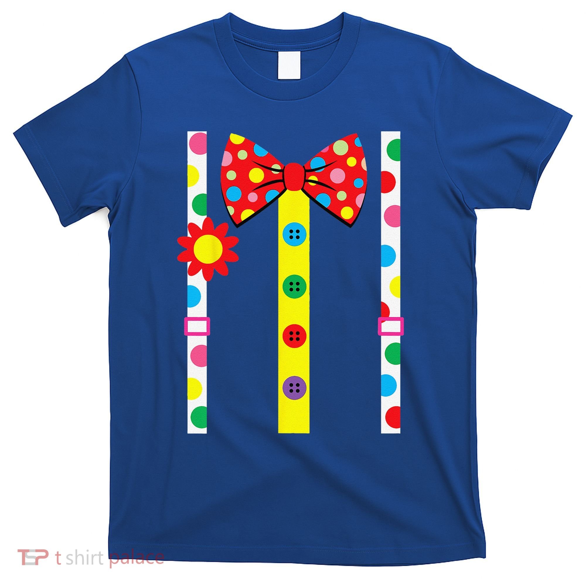 Clown Costume Easy Halloween Vintage Carnival Circus T-Shirt