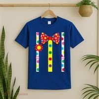 Clown Costume Easy Halloween Vintage Carnival Circus T-Shirt thumb 2