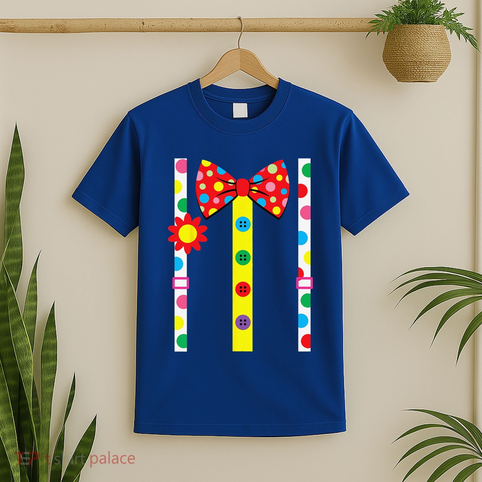 Clown Costume Easy Halloween Vintage Carnival Circus T-Shirt