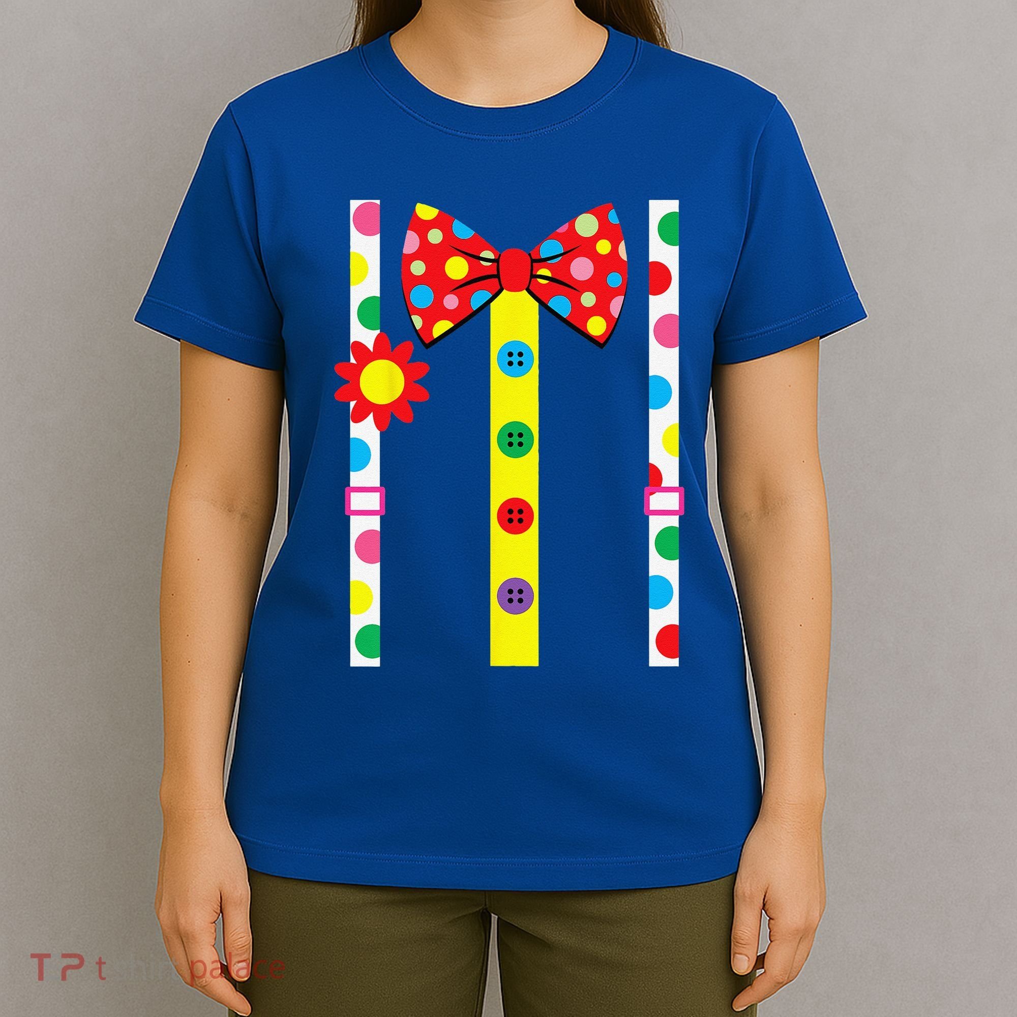 Clown Costume Easy Halloween Vintage Carnival Circus T-Shirt