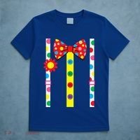 Clown Costume Easy Halloween Vintage Carnival Circus T-Shirt thumb 5