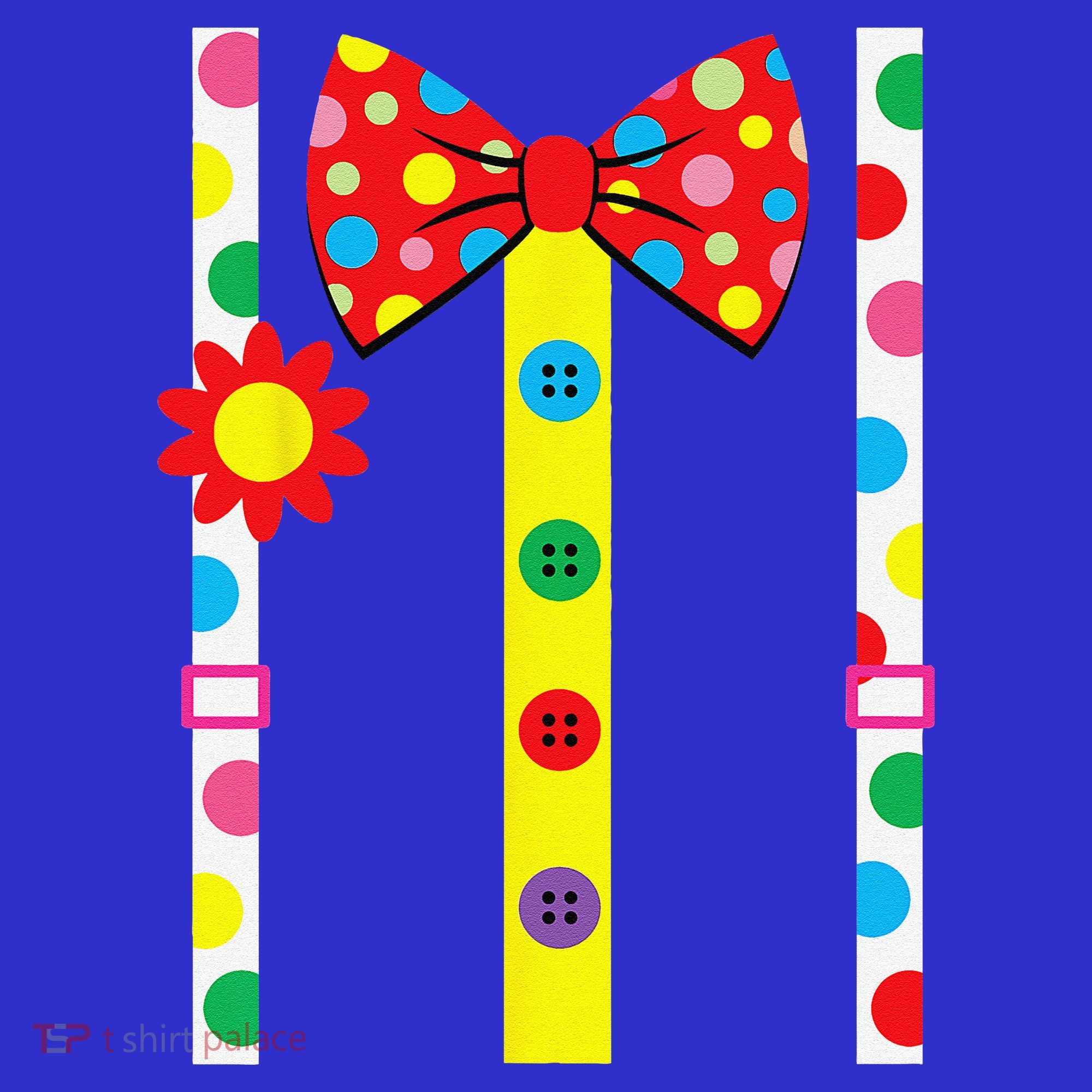 Clown Costume Easy Halloween Vintage Carnival Circus T-Shirt