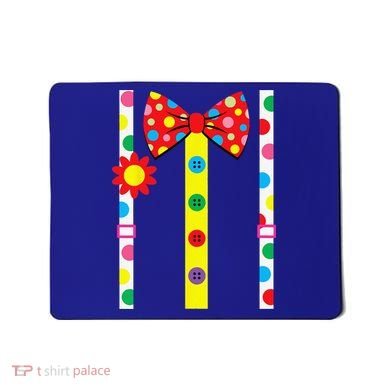Clown Costume Easy Halloween Vintage Carnival Circus Mousepad