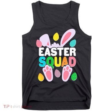 Cute Colorful Easter Squad Easter Bunny Rabbit Eggs Tank Top