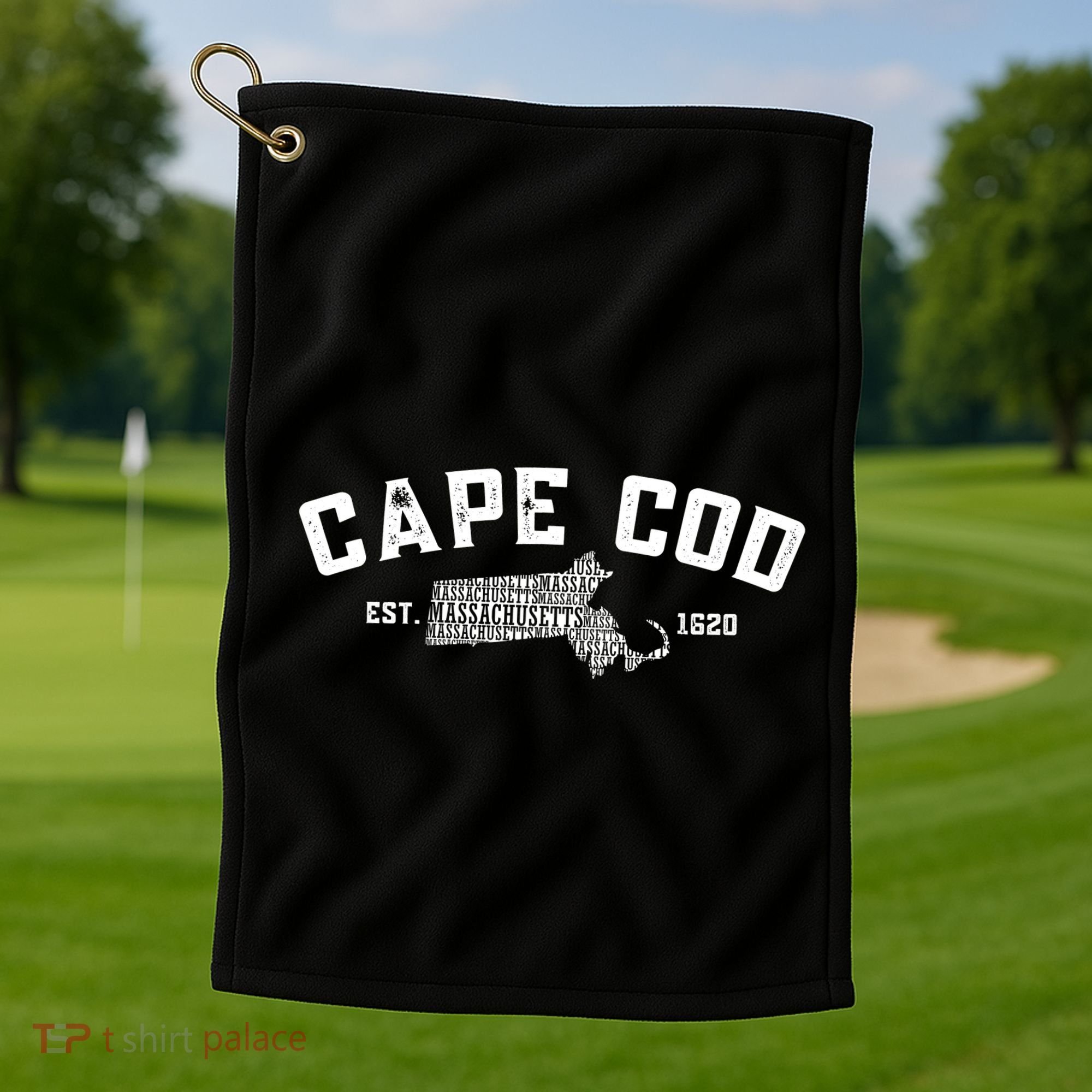 Cape Cod Est 1620 Golf Towel