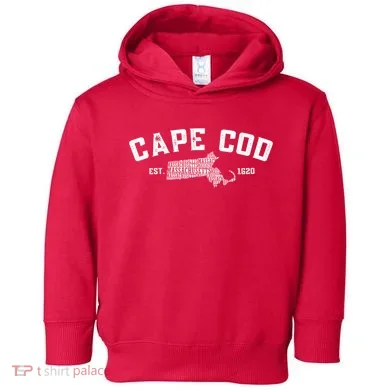 Cape Cod Est 1620 Toddler Hoodie