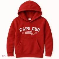 Cape Cod Est 1620 Kids Hoodie thumb 0