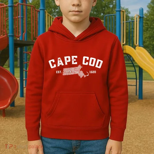 Cape Cod Est 1620 Kids Hoodie