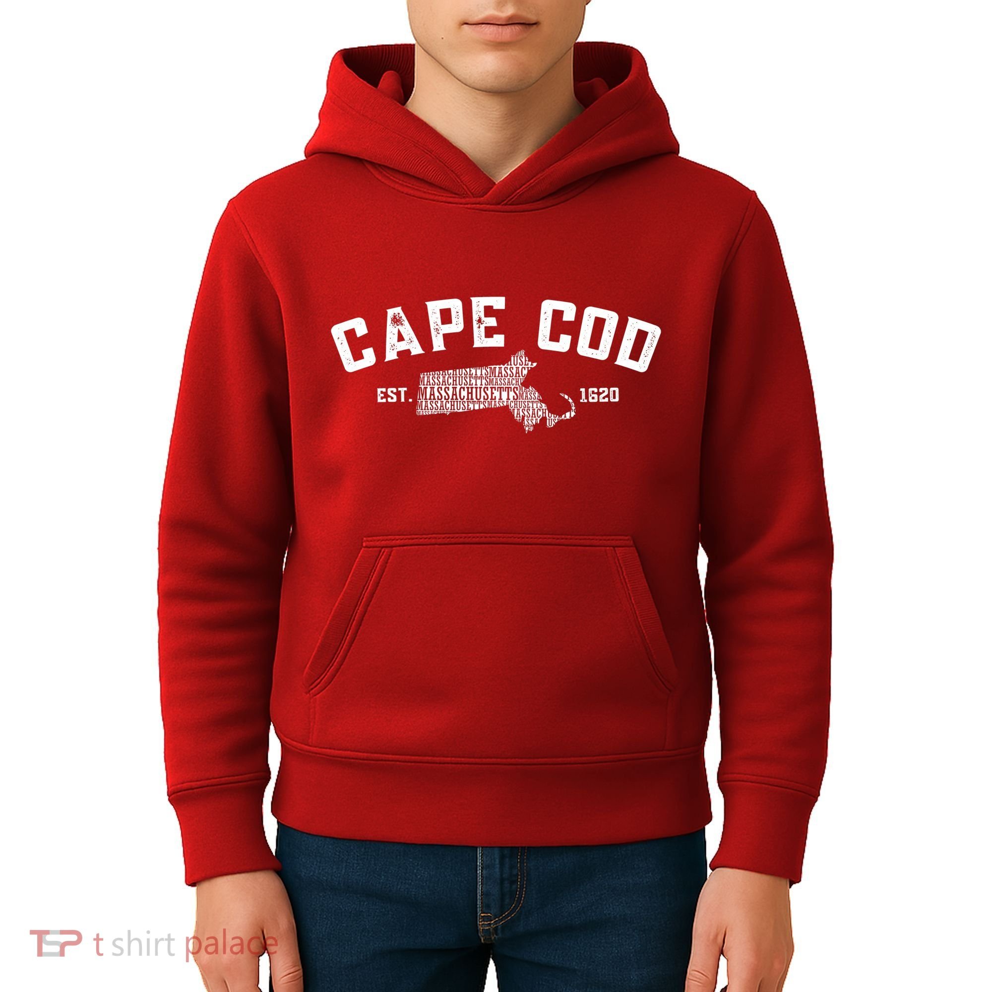 Cape Cod Est 1620 Kids Hoodie