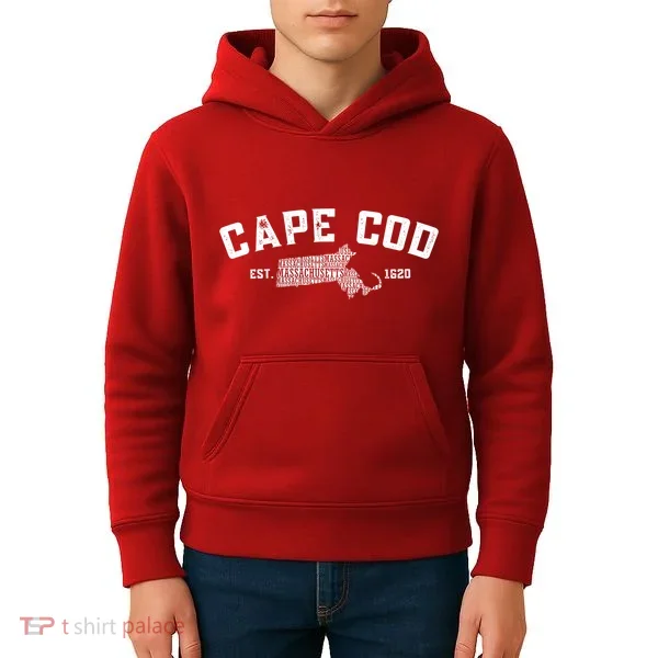 Cape Cod Est 1620 Kids Hoodie