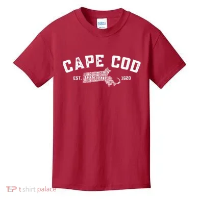 Cape Cod Est 1620 Kids T-Shirt