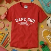 Cape Cod Est 1620 Kids T-Shirt thumb 3