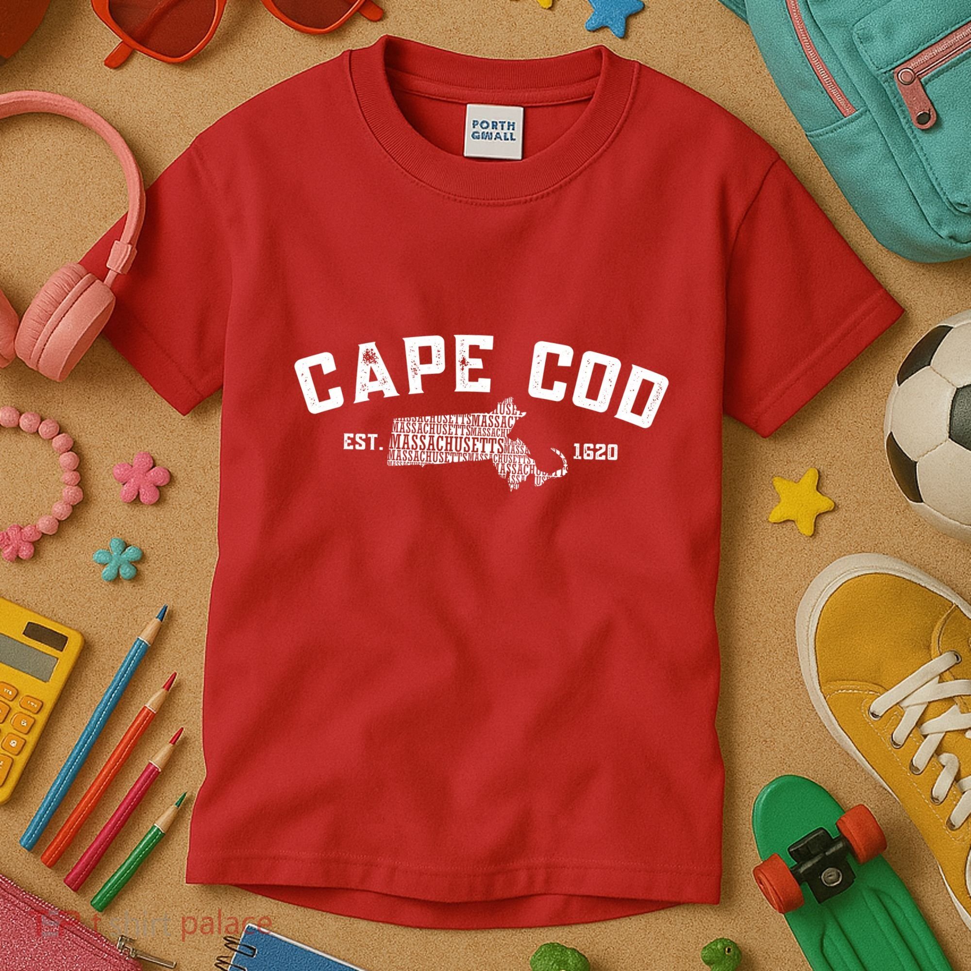 Cape Cod Est 1620 Kids T-Shirt