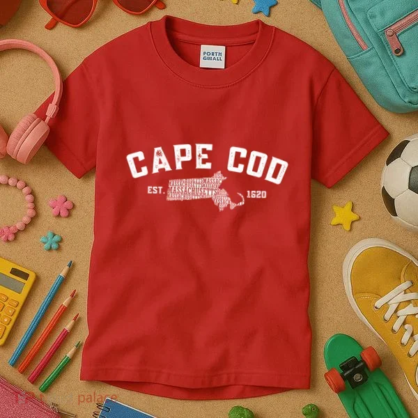 Cape Cod Est 1620 Kids T-Shirt