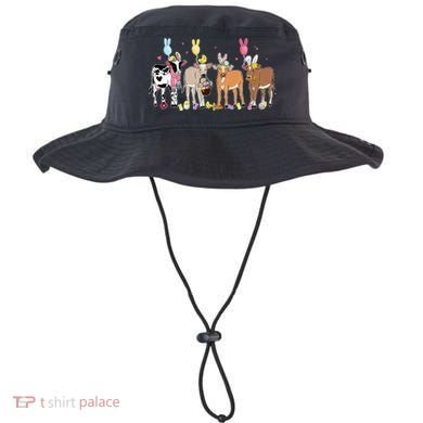 Cute Cow Easter Day Farm Animals Easter Eggs Bunny Bucket Hat