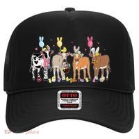 Cute Cow Easter Day Farm Animals Easter Eggs Bunny Hat thumb 0