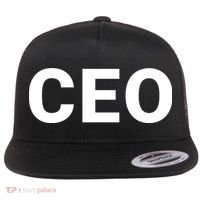 Ceo Chief Executive Officer Highest Ranking Executive Management Of Organization Flat Bill Trucker Hat thumb 0