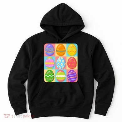 Cute Colorful Easter Egg Pop Art Hoodie
