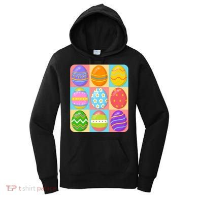 Cute Colorful Easter Egg Pop Art Women's Hoodie