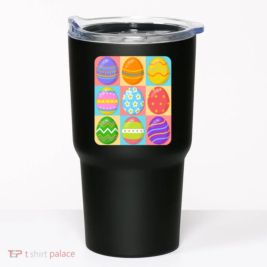 Cute Colorful Easter Egg Pop Art Tumbler