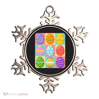 Cute Colorful Easter Egg Pop Art Ornament