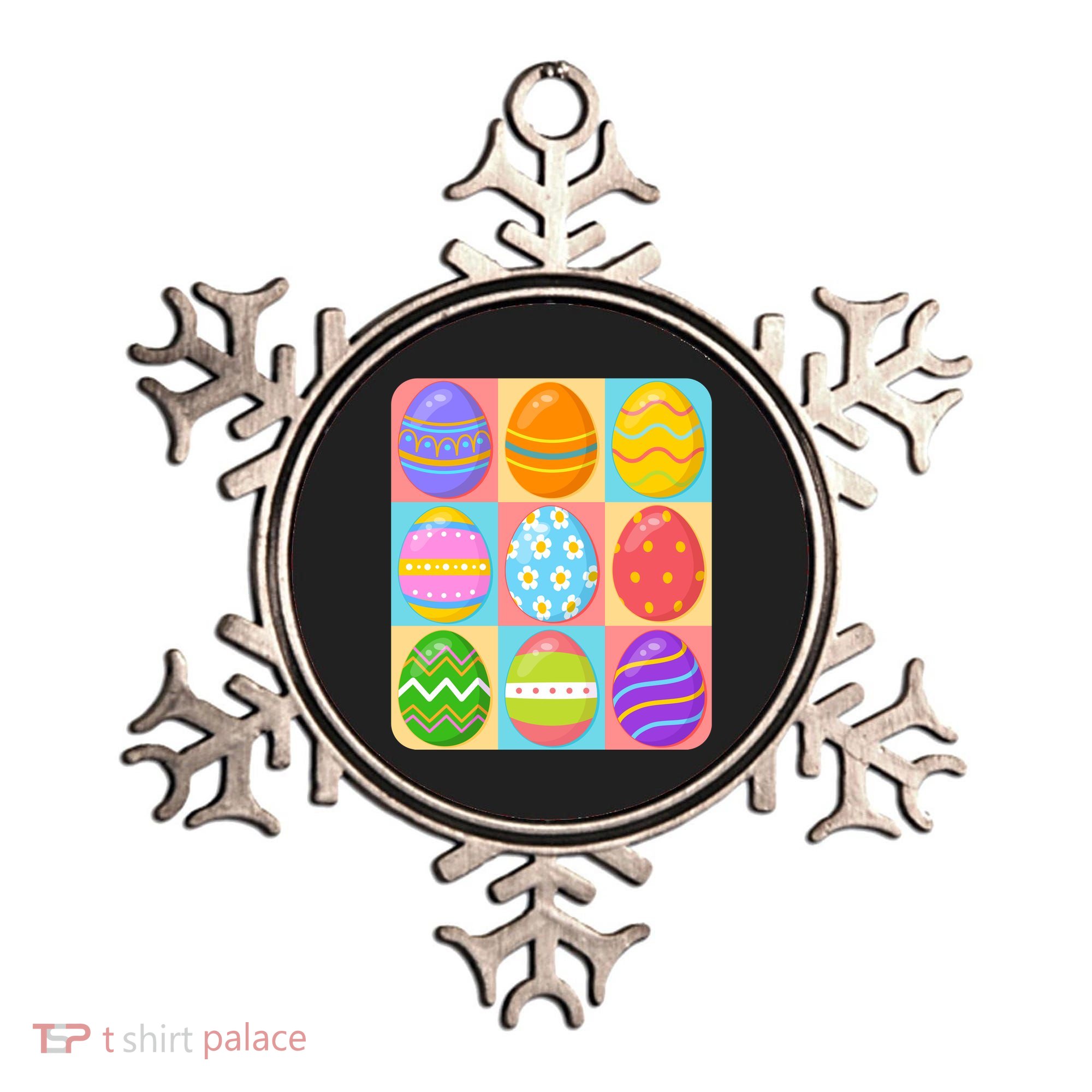 Cute Colorful Easter Egg Pop Art Ornament