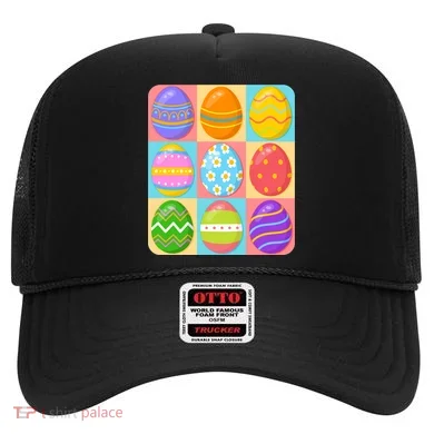 Cute Colorful Easter Egg Pop Art Hat