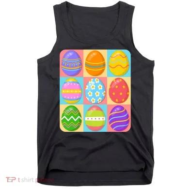 Cute Colorful Easter Egg Pop Art Tank Top
