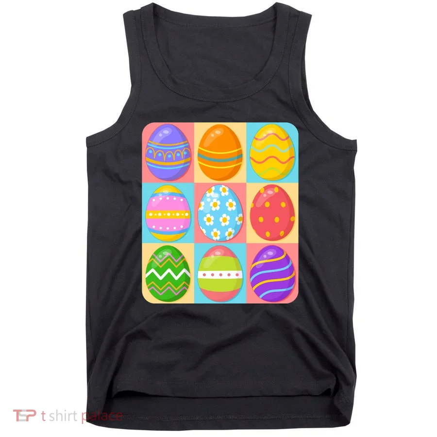 Cute Colorful Easter Egg Pop Art Tank Top