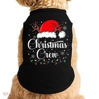 Christmas Crew Family Group Matching Christmas Pajama Party Doggie Tank thumb 0