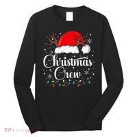 Christmas Crew Family Group Matching Christmas Pajama Party Long Sleeve Shirt thumb 0