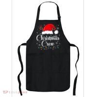 Christmas Crew Family Group Matching Christmas Pajama Party Apron thumb 0