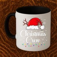 Christmas Crew Family Group Matching Christmas Pajama Party Coffee Mug thumb 2