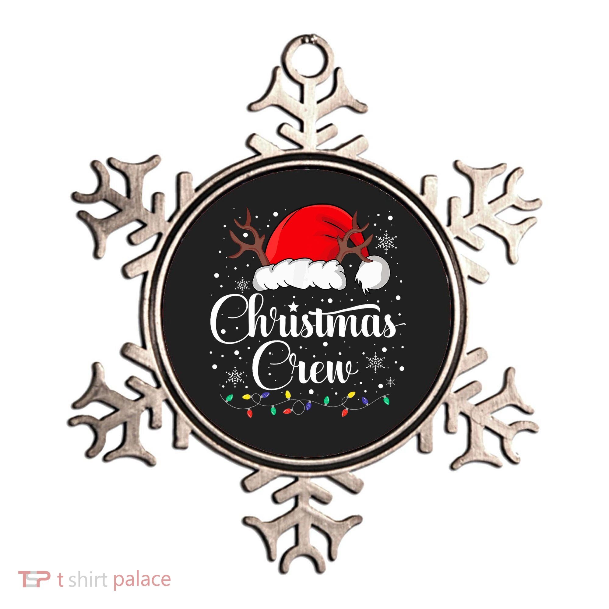 Christmas Crew Family Group Matching Christmas Pajama Party Ornament