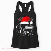 Christmas Crew Family Group Matching Christmas Pajama Party Women's Tank Top thumb 0