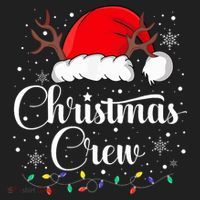 Christmas Crew Family Group Matching Christmas Pajama Party Hat thumb 2