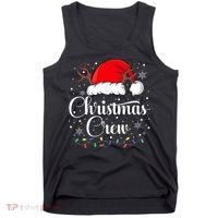 Christmas Crew Family Group Matching Christmas Pajama Party Tank Top thumb 0