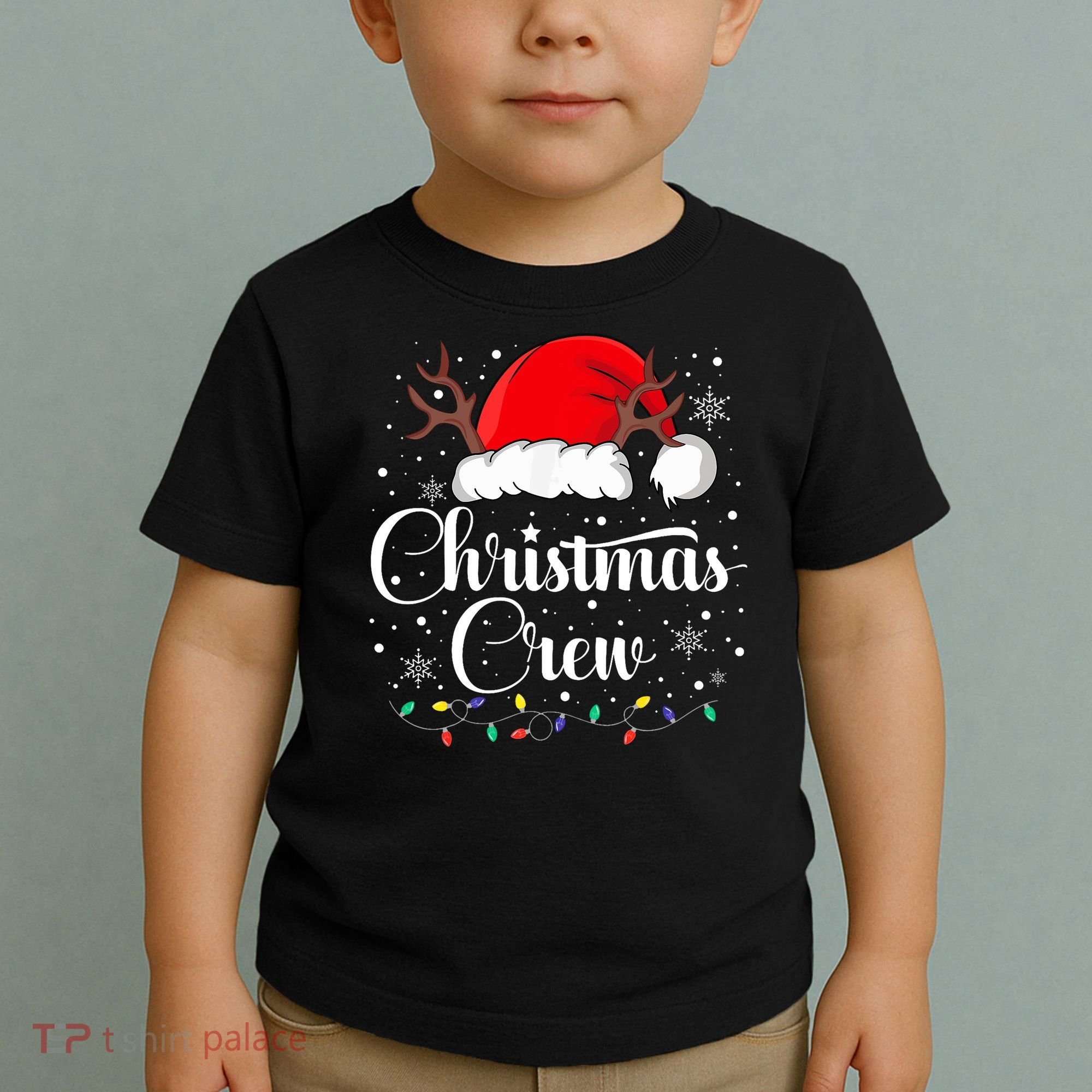 Christmas Crew Family Group Matching Christmas Pajama Party Toddler T-Shirt