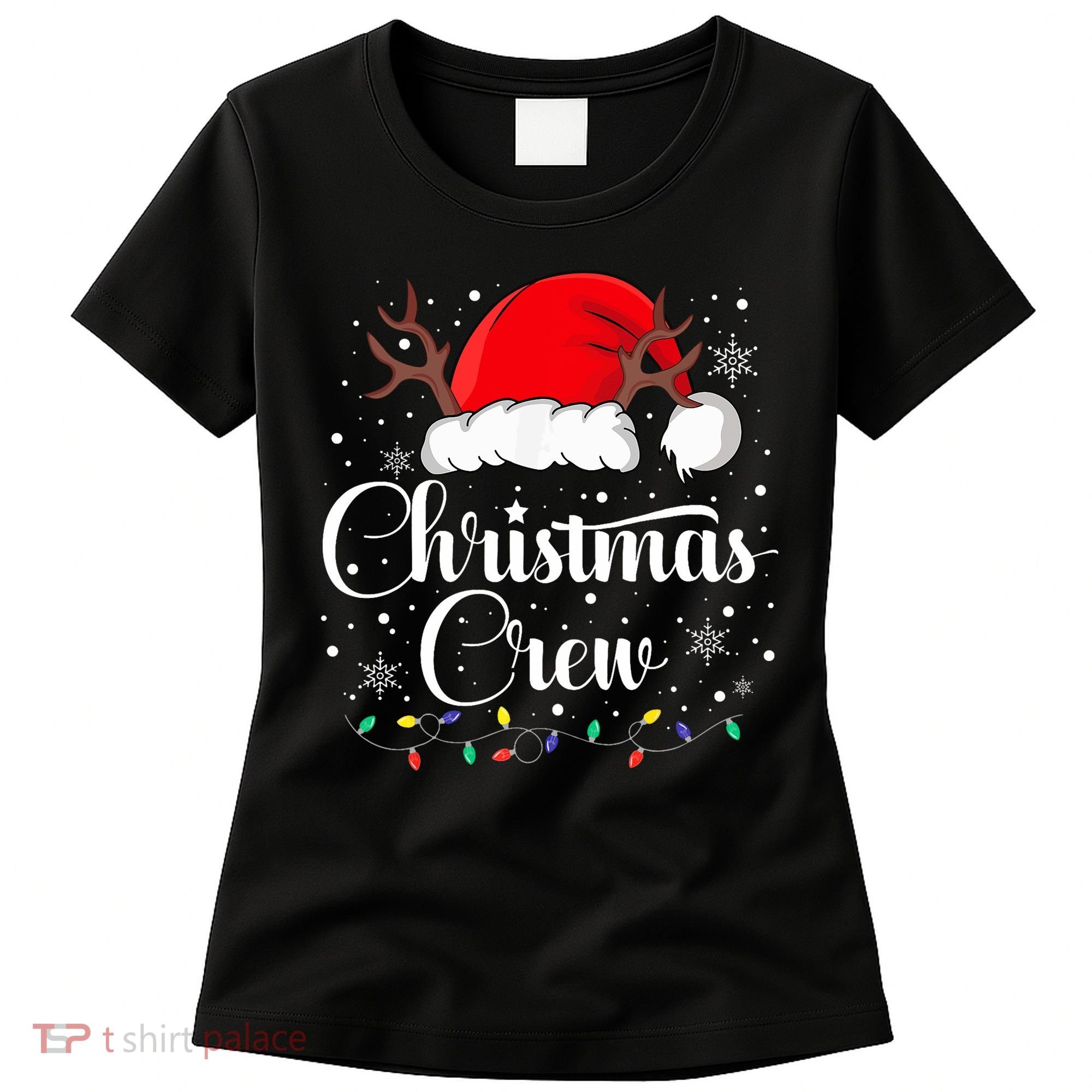 Christmas Crew Family Group Matching Christmas Pajama Party Women's T-Shirt